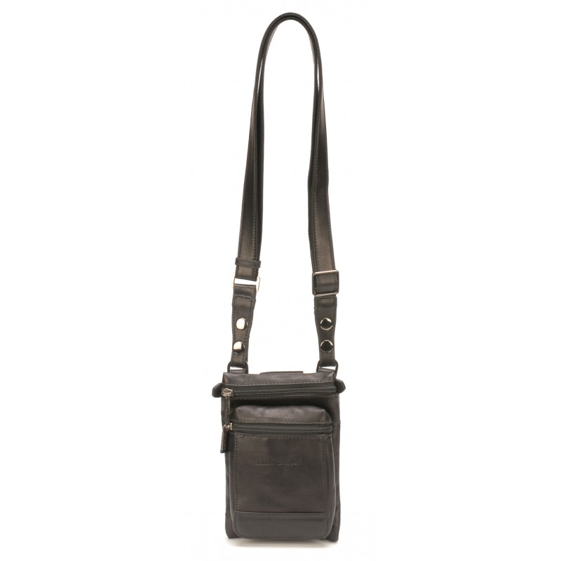 Sac pochette extra plate Pablo cuir de vachette plongé Sac pochette extra plate Pablo cuir de vachette plongé