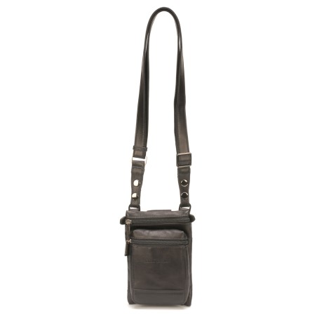 Sac pochette extra plate Pablo cuir de vachette plongé