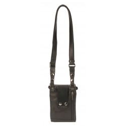 Sac pochette extra plate Pablo cuir de vachette plongé
