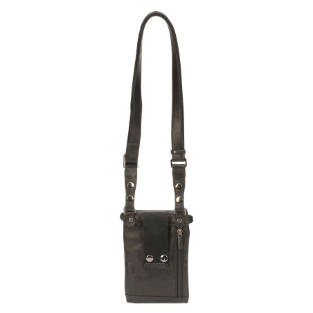 Sac pochette extra plate Pablo cuir de vachette plongé
