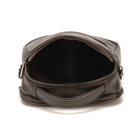 Sac  porté travers grand format Pablo cuir vachette plongé