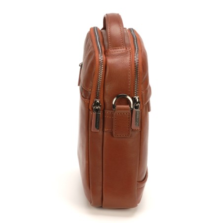 Sac  porté travers grand format Pablo cuir vachette plongé