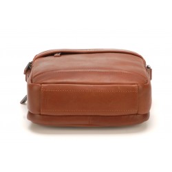Sac  porté travers grand format Pablo cuir vachette plongé