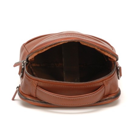 Sac  porté travers grand format Pablo cuir vachette plongé