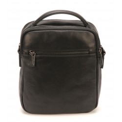 Sac  porté travers grand format Pablo cuir vachette plongé