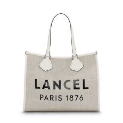 Grand Sac Cabas d'Eté L en Toile de Jute - Lancel