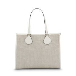 Grand Sac Cabas d'Eté L en Toile de Jute - Lancel