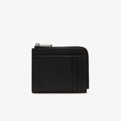 Porte-Cartes et Monnaie Zippé Fitzgerald en Cuir - Lacoste