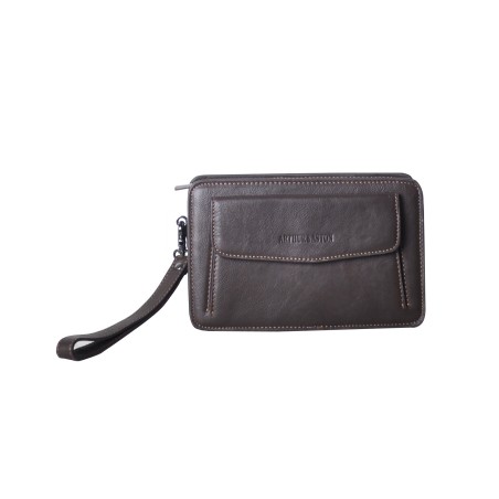 Pochette en Cuir Huilé - Arthur & Aston