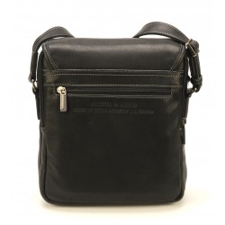 Grande sacoche rabat cuir Johany Grande sacoche rabat cuir Johany