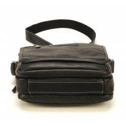 Grande sacoche rabat cuir Johany Grande sacoche rabat cuir Johany
