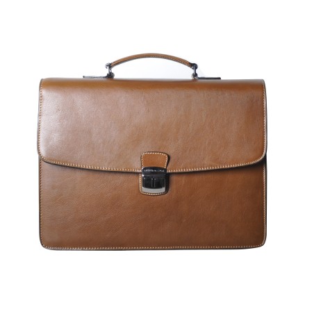 Serviette 1 Soufflet en Cuir Huilé - Arthur & Aston