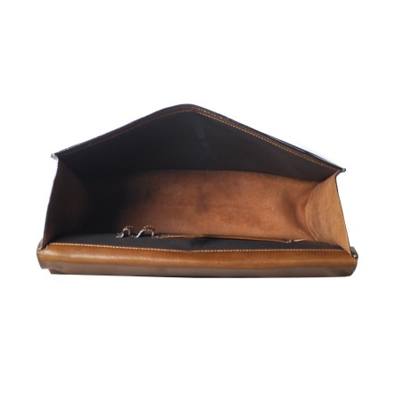 Serviette 1 Soufflet en Cuir Huilé - Arthur & Aston