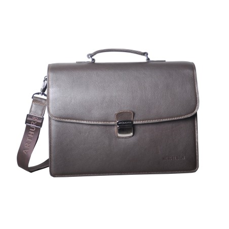 Serviette 1 Soufflet en Cuir Huilé - Arthur & Aston