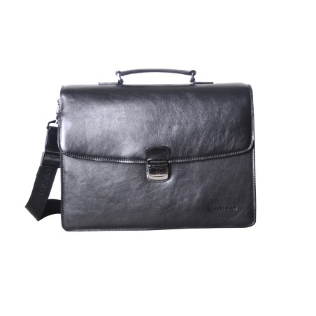 Serviette 2 Soufflets en Cuir Huilé - Arthur & Aston