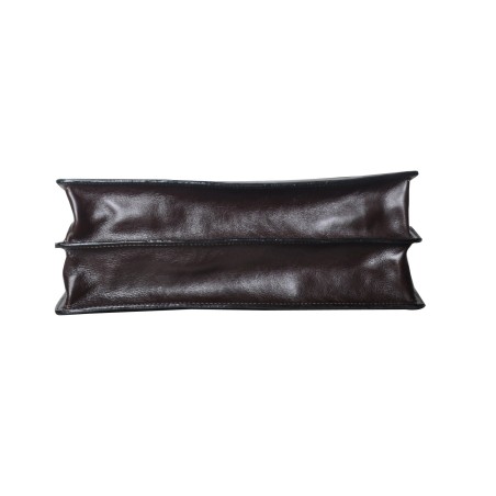 Serviette 2 Soufflets en Cuir Huilé - Arthur & Aston