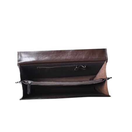 Serviette 2 Soufflets en Cuir Huilé - Arthur & Aston