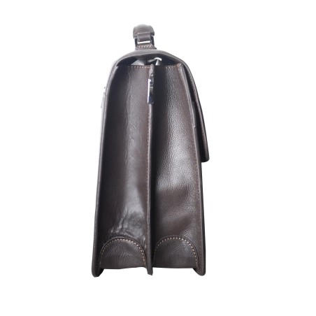 Serviette 2 Soufflets en Cuir Huilé - Arthur & Aston