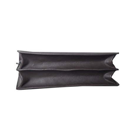 Serviette 2 Soufflets en Cuir Huilé - Arthur & Aston