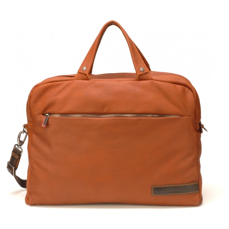 Porte-document 2 soufflets Esteban en cuir Porte-document 2 soufflets Esteban en cuir