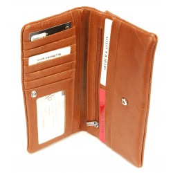Portefeuille cuir Pia