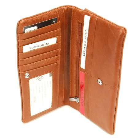 Portefeuille cuir Pia