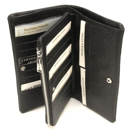 Portefeuille cuir Pia