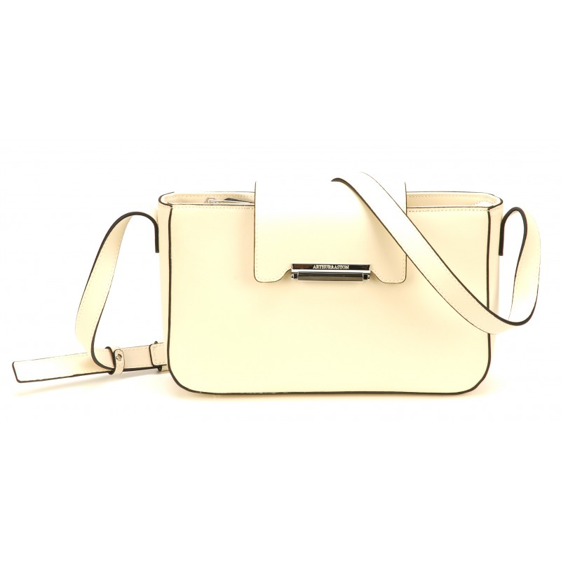 Pochette bandoulière croûte de cuir Elizabeth Pochette bandoulière croûte de cuir Elizabeth