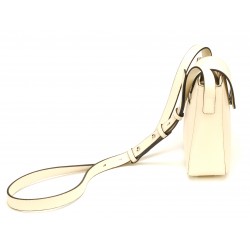 Pochette bandoulière croûte de cuir Elizabeth