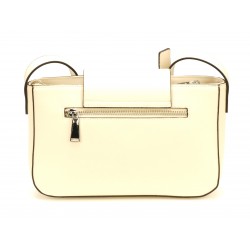 Pochette bandoulière croûte de cuir Elizabeth