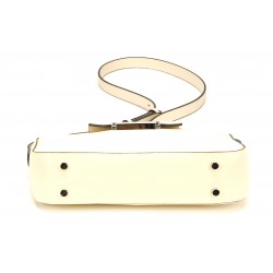 Pochette bandoulière croûte de cuir Elizabeth