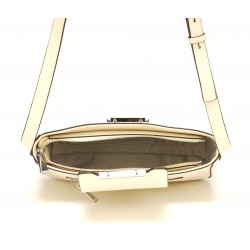 Pochette bandoulière croûte de cuir Elizabeth
