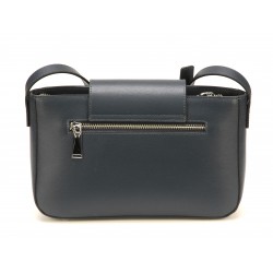 Pochette bandoulière croûte de cuir Elizabeth
