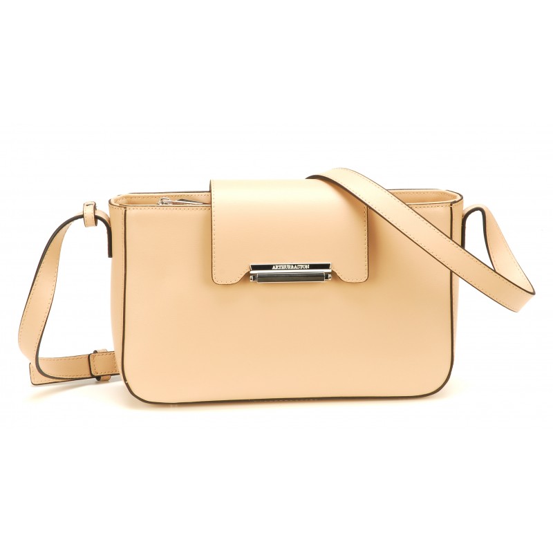 Pochette bandoulière croûte de cuir Elizabeth Pochette bandoulière croûte de cuir Elizabeth