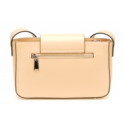 Pochette bandoulière croûte de cuir Elizabeth
