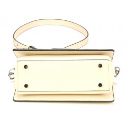 Pochette bandoulière croûte de cuir Elizabeth