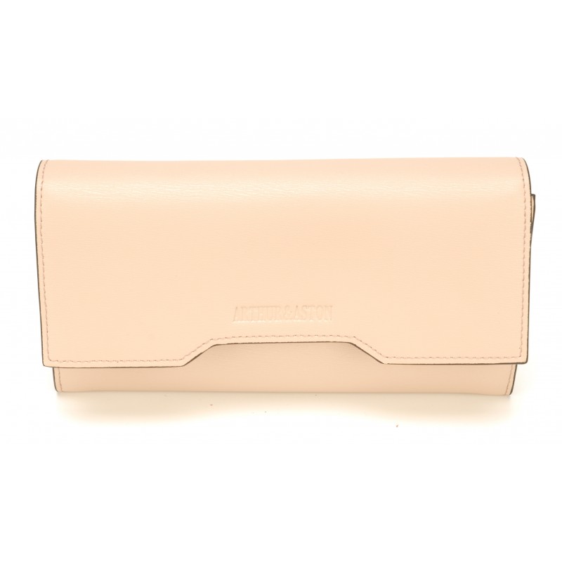 Portefeuille croûte de cuir Elizabeth Portefeuille croûte de cuir Elizabeth