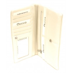 Porte monnaie et cartes cuir Mocca - M57-8006