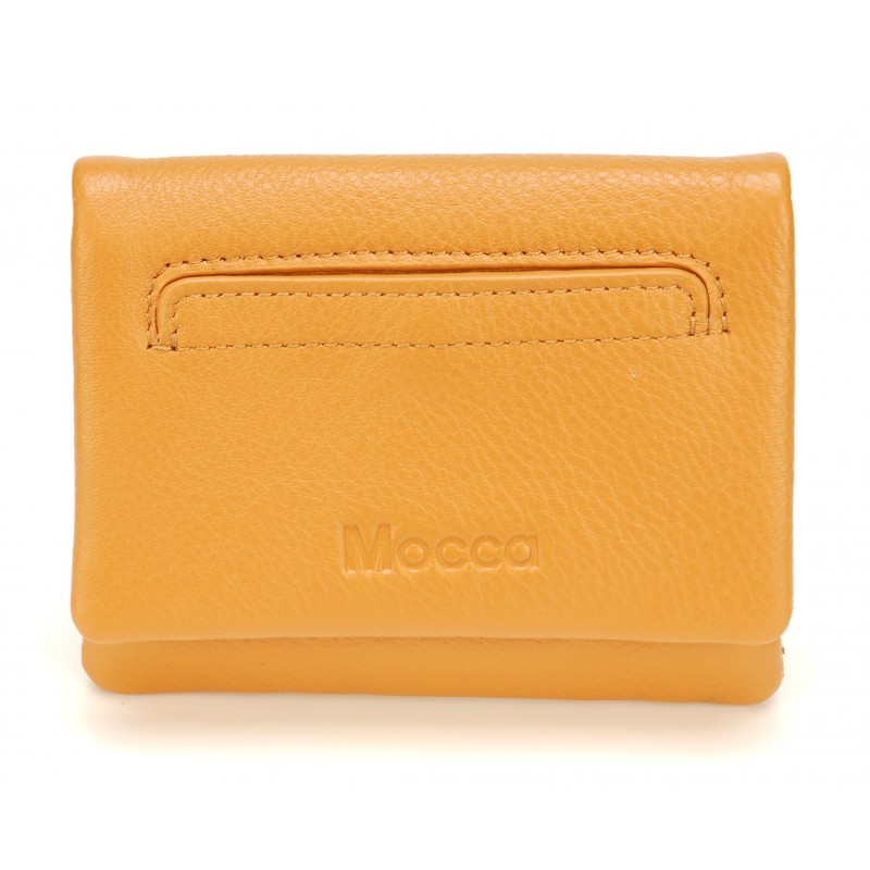 Porte monnaie et cartes cuir Mocca - M57-8016