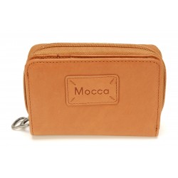 Porte-monnaie et cartes cuir Mocca - M56-947