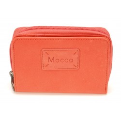 Porte-monnaie et cartes cuir Mocca - M56-947