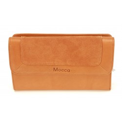Compagnon porte chéquier cuir Mocca - M62-197