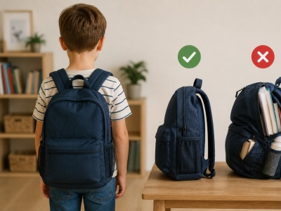 Quel poids de cartable ne pas dépasser pour un enfant ?