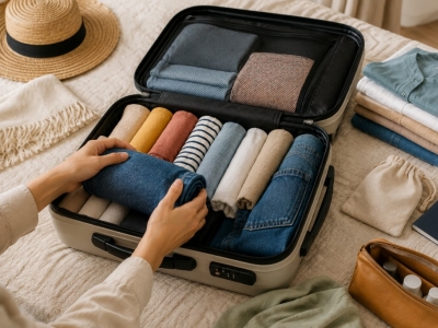 Comment plier ses vêtements pour gagner de la place en valise ?