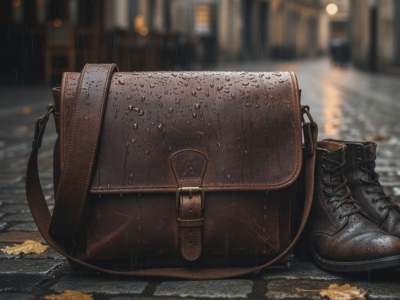 Cuir et pluie : protéger, entretenir ses accessoires de maroquinerie